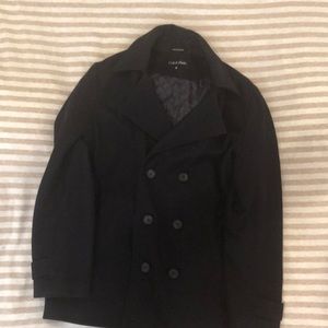 Calvin Klein Navy Peacoat